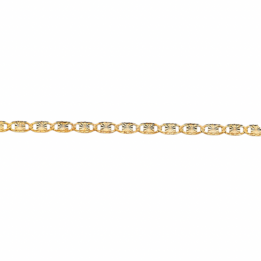 2.1mm Valentino Chain | 14k yellow gold